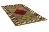 Gabbeh - Qashqai Alfombra Persa 255x125 - Imagen 1